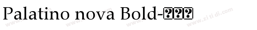 Palatino nova Bold字体转换 Palatino nova Bold字体转换